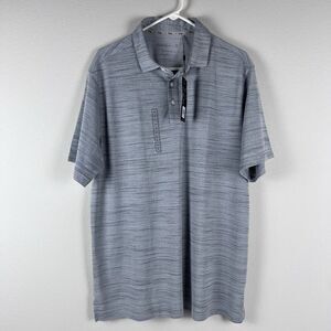 Walter‎ Hagen Perfect 11 Polo UPF 30 Stretch Gray Golf Shirt NEW Mens Size XL